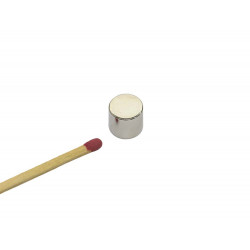 Ímã de neodímio 10x10 mm - N42